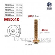 Bulong Lục Giác Chìm M8 x 40 mm – 25 Con